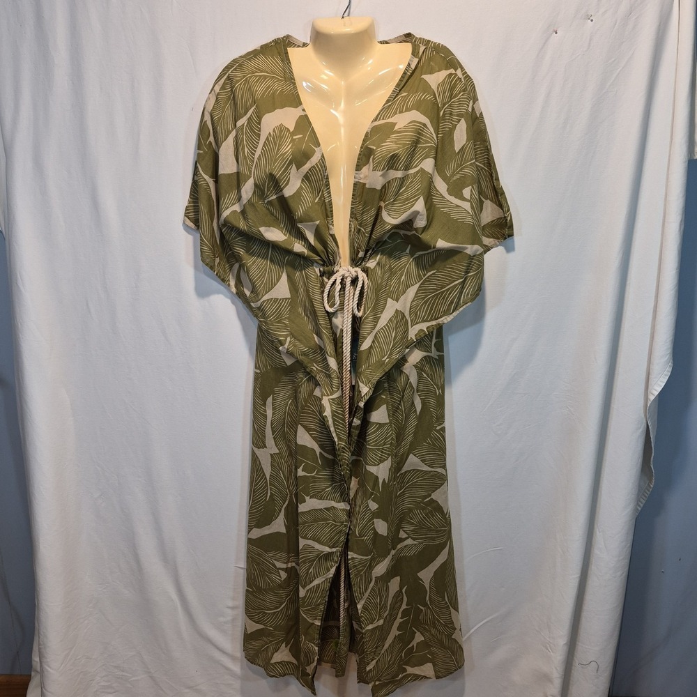 NWT True Destination Sm Beach Cover Up Kaftan Resort Wear Vacation Style
